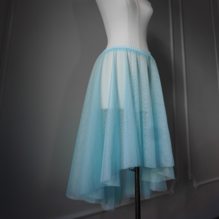 Menuet | Long High-Low tulle circle skirt
